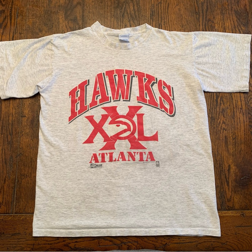 Vintage 1990 Atlanta Hawks NBA Salem Sportswear